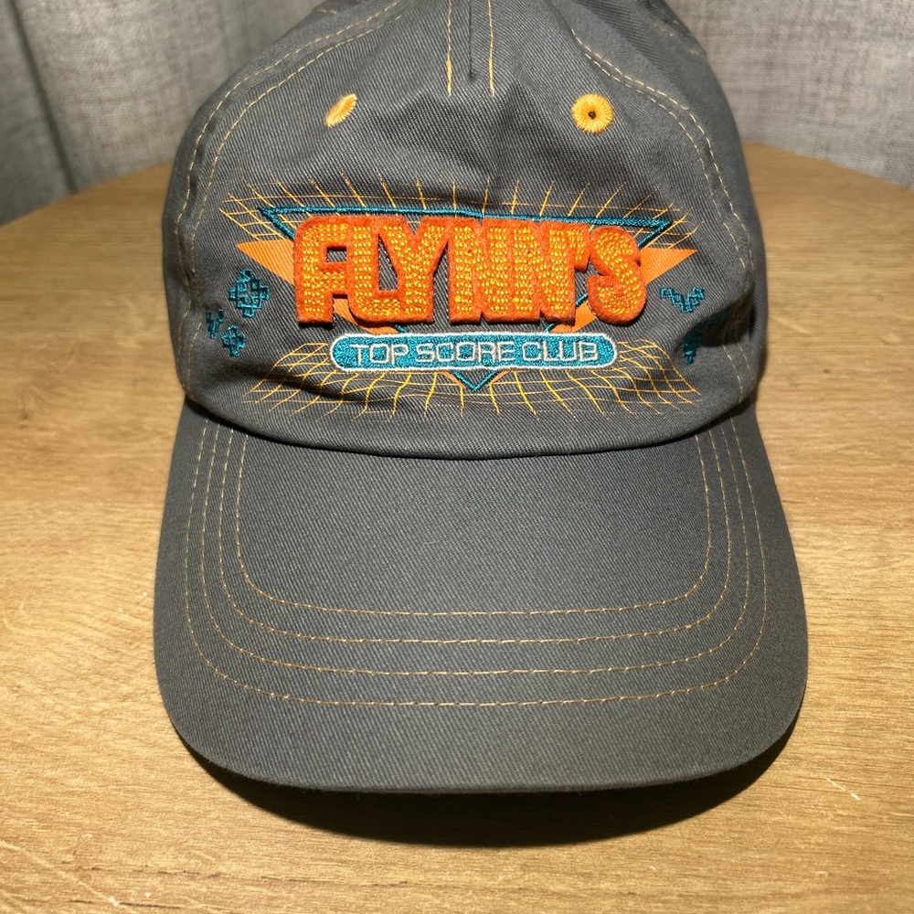 Disney Parks 2023 Tron Flynn's Top Score Club Grey Baseball Cap Hat Adult Size